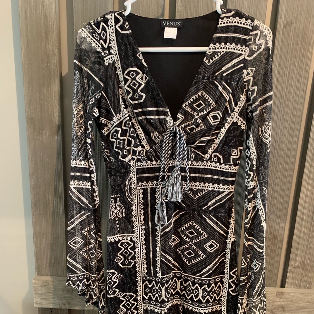 Venus bell sleeve dress